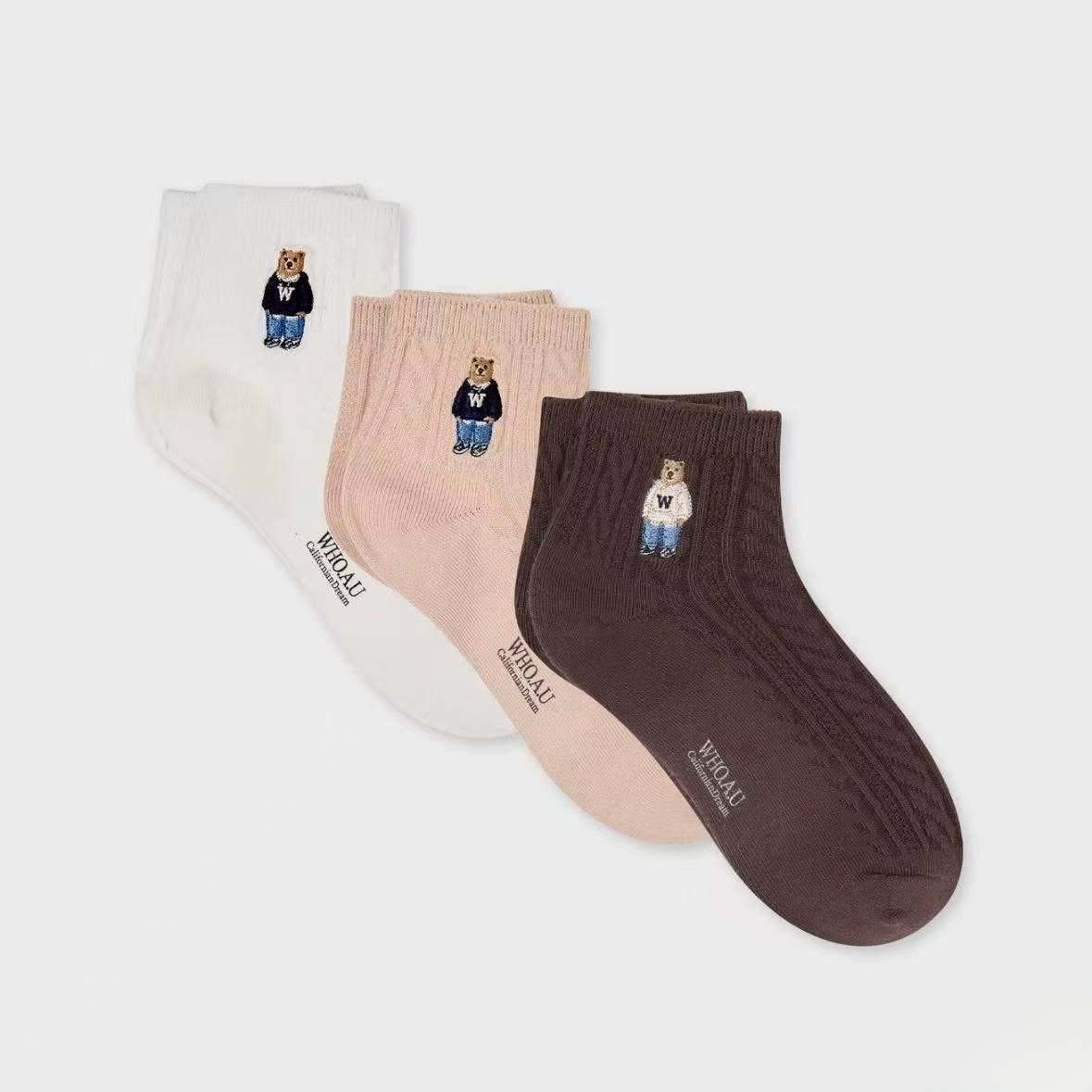WHO A U WU105 3 IN 1 SET SOCKS
