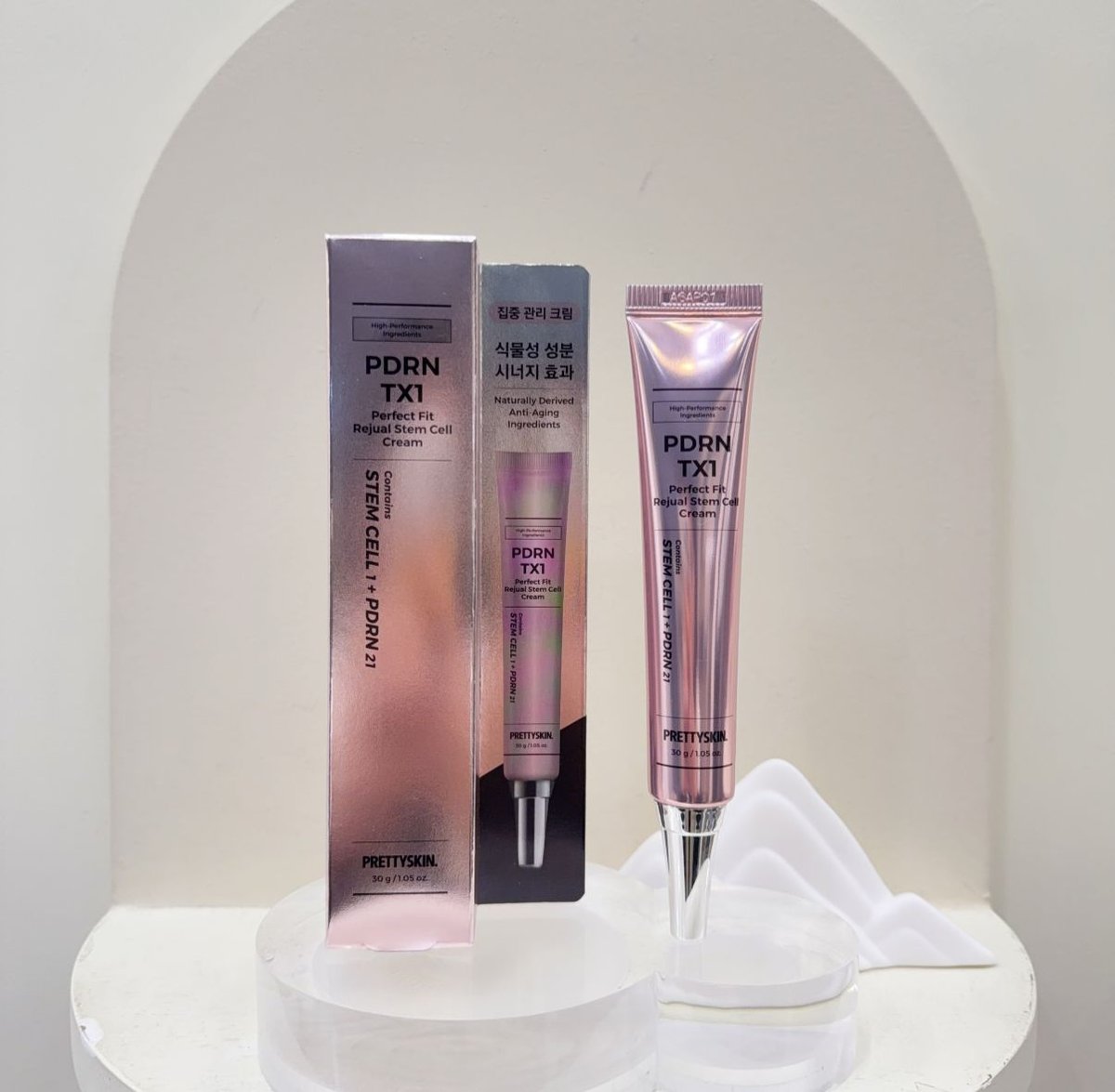 D912 PRETTYSKIN PDRN TX1 PERFECT FIT REJUAL STEM CELL CREAM 30G