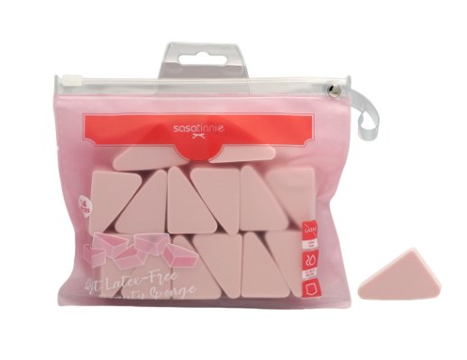 SA100I SASATINNIE SOFT LATEX-FREE BEAUTY SPONGE 14PCS