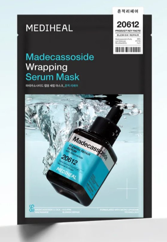 MEDIHEAL MD11 MADECASSOSIDE WRAPPING SERUM MASK 10EA