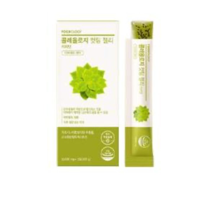 YY104 FOODOLOGY COLEOLOGY CUTTING JELLY KIWI FLAVOR (12EA)