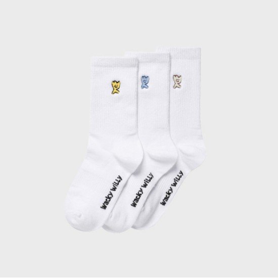 WACKY WILLY WK118 3 IN 1 SOCKS
