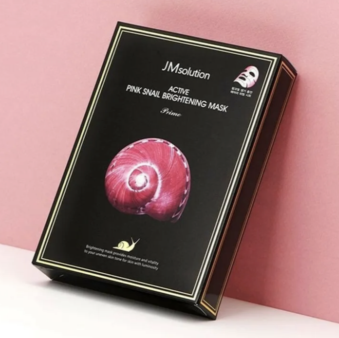 JM SOLUTION JM002 PINK SNAIL BRIGHTENING MASK 10EA