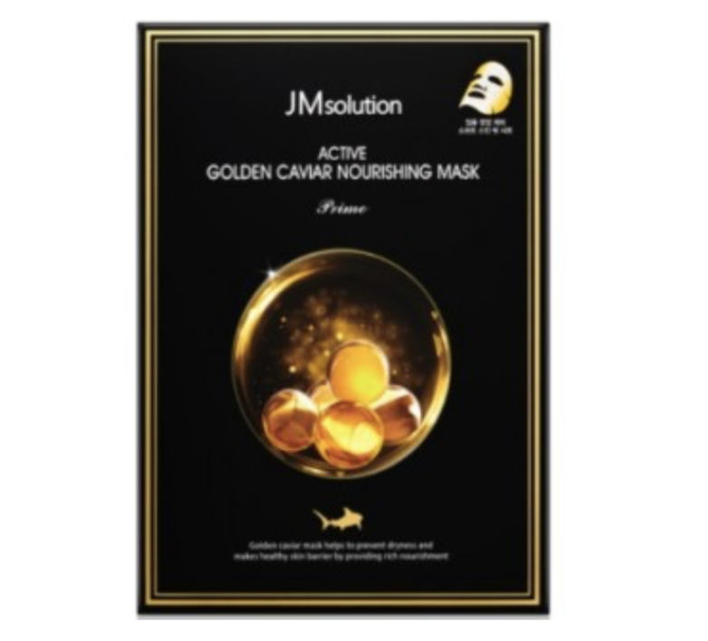 JM SOLUTION JM004 ACTIVE GOLDEN CAVIAR NOURISHING MASK 10EA